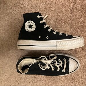 Converse Black and White High-Tops